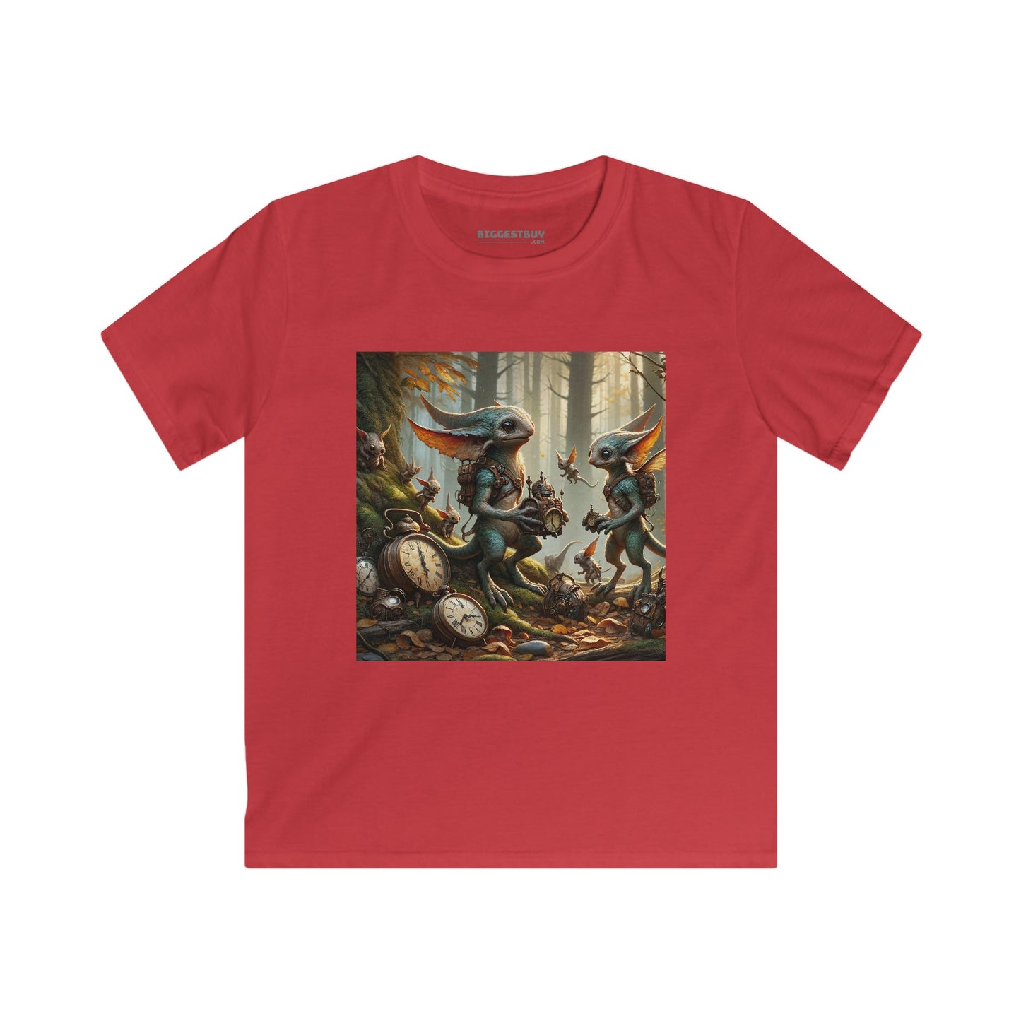 Camiseta | Camiseta Infantil | Softstyle | Fantasia Celta | Pooka Steampunk | Criaturas