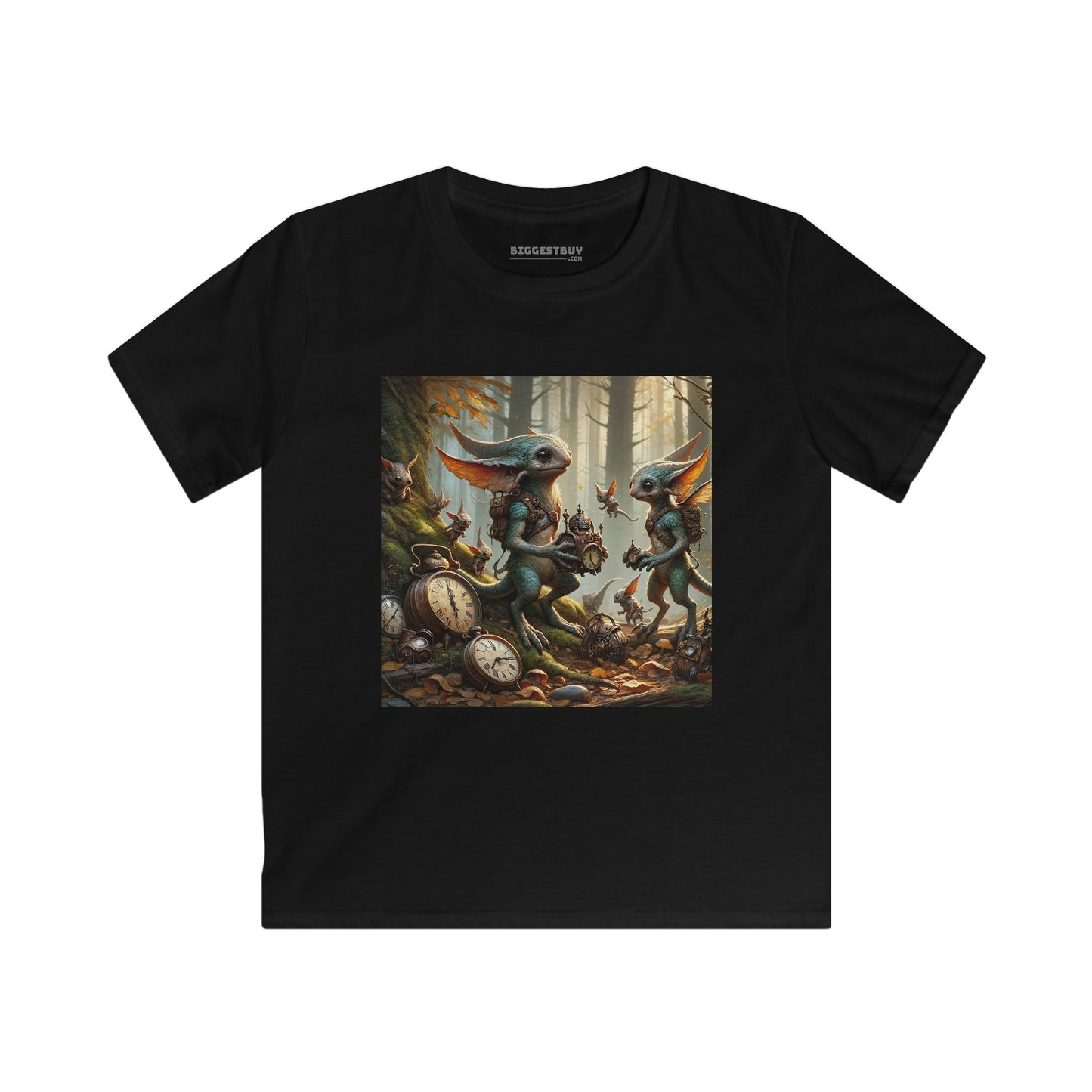 Camiseta | Camiseta Infantil | Softstyle | Fantasia Celta | Pooka Steampunk | Criaturas