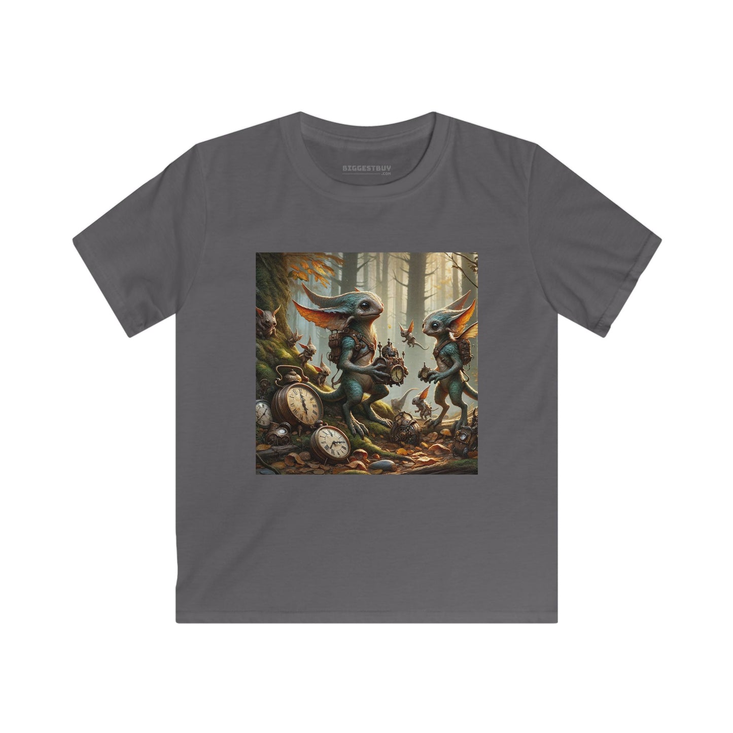 Camiseta | Camiseta Infantil | Softstyle | Fantasia Celta | Pooka Steampunk | Criaturas
