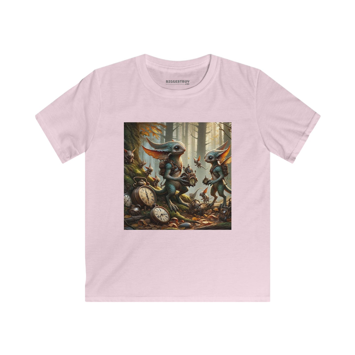 Camiseta | Camiseta Infantil | Softstyle | Fantasia Celta | Pooka Steampunk | Criaturas