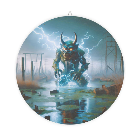 Bord | Houten | Noordse Elektrische Horror | Jötunn