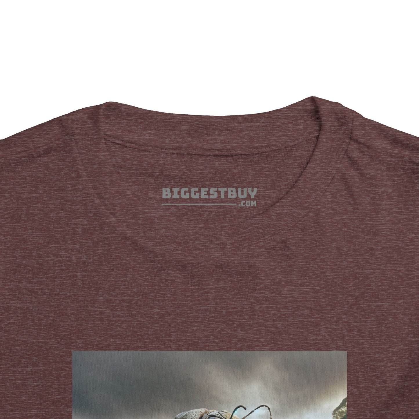 تي شيرت | تي شيرت للأطفال الصغار | كم قصير | رعب بيئي | خنفساء عملاقة | أخضر