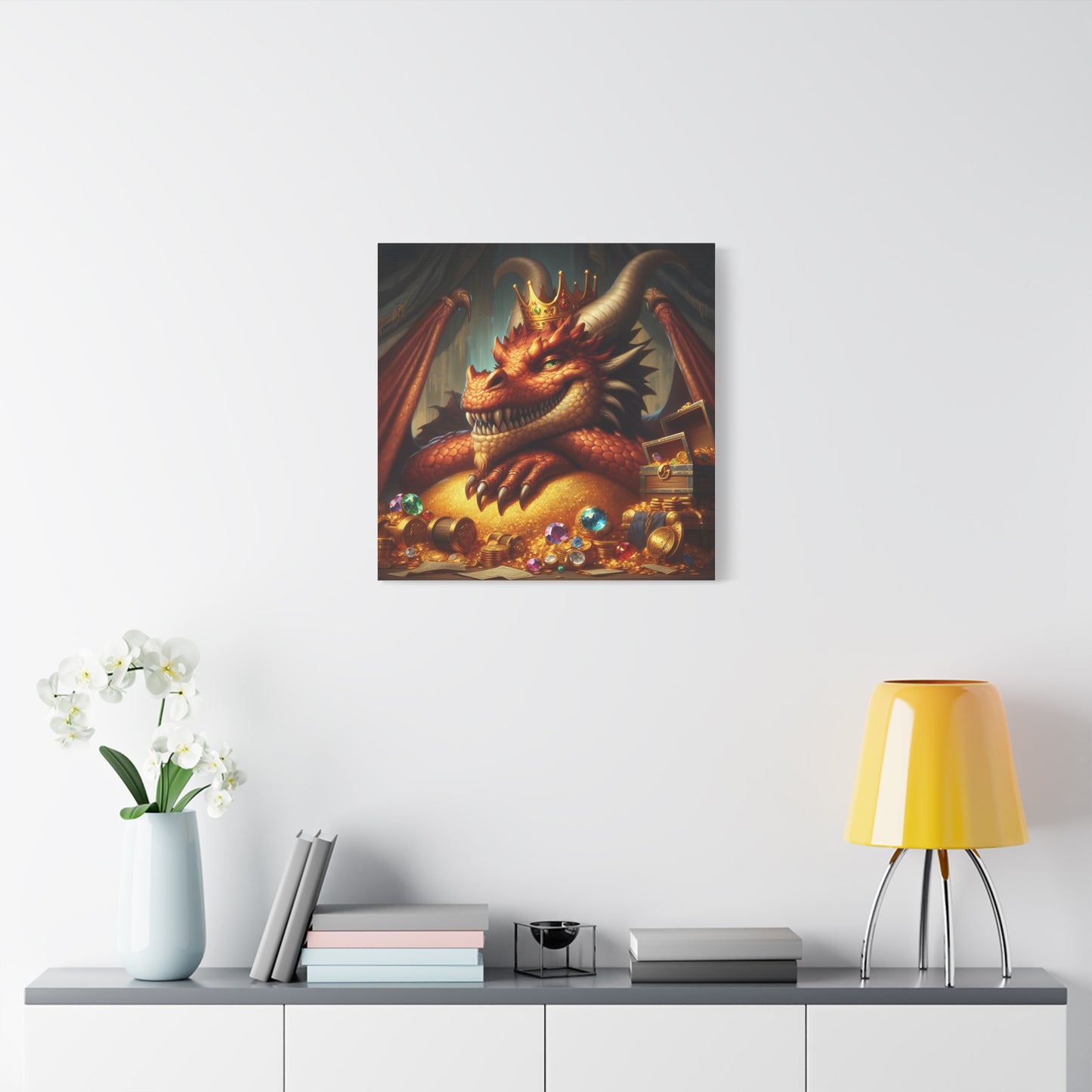 Płótno | Matowy | Nordycka Mitologia | Fafnir | Smok
