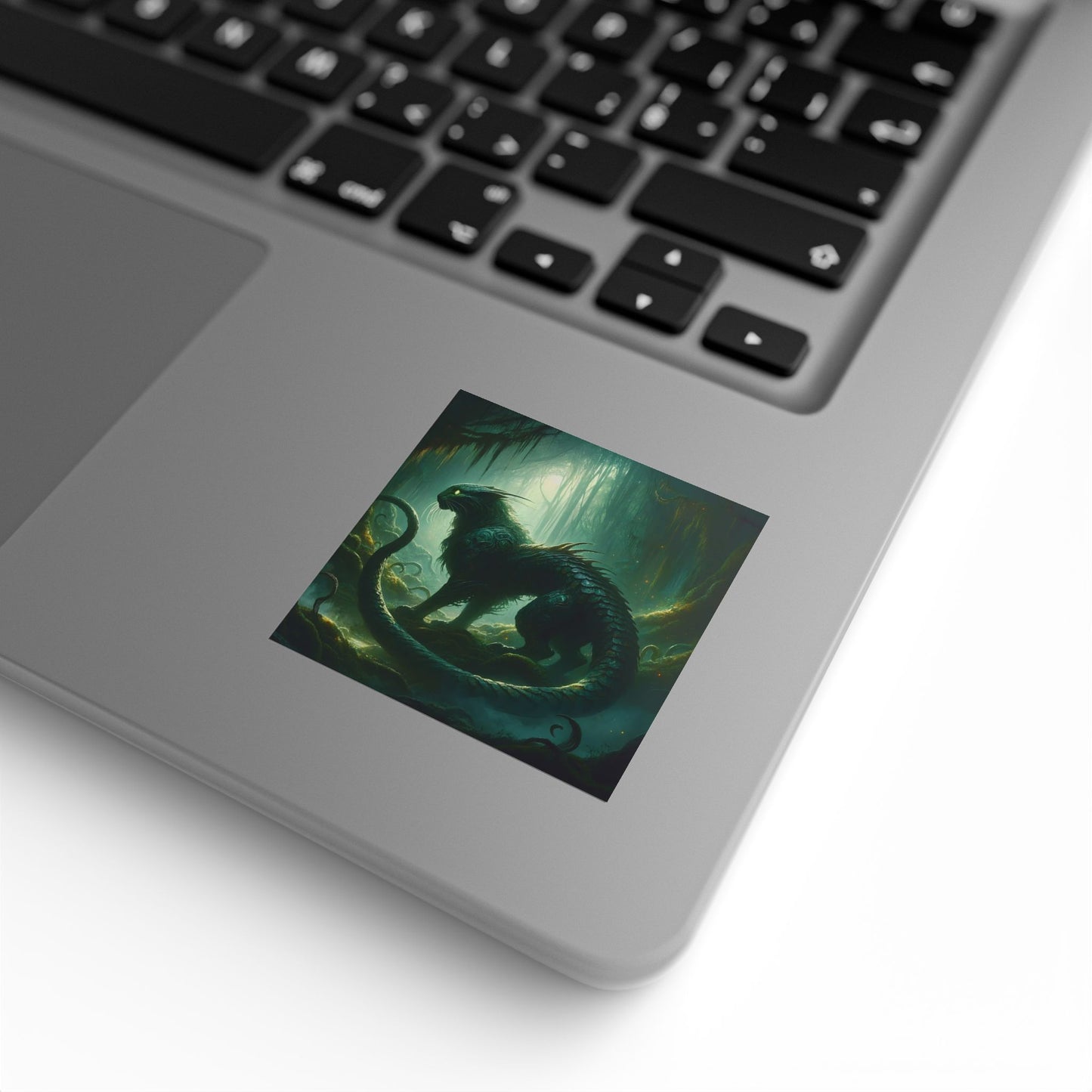 Рулон наклеек | Квадратный | Тёмное фэнтези | Химера | Страж