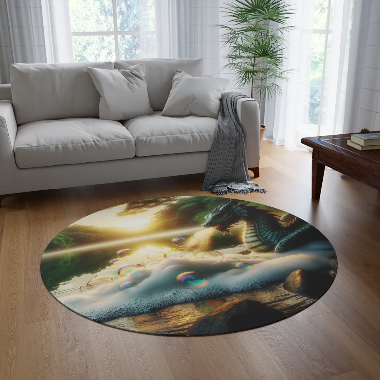 قالین | گول | فینٹسی ڈریگن | جادوئی جھیل منظر