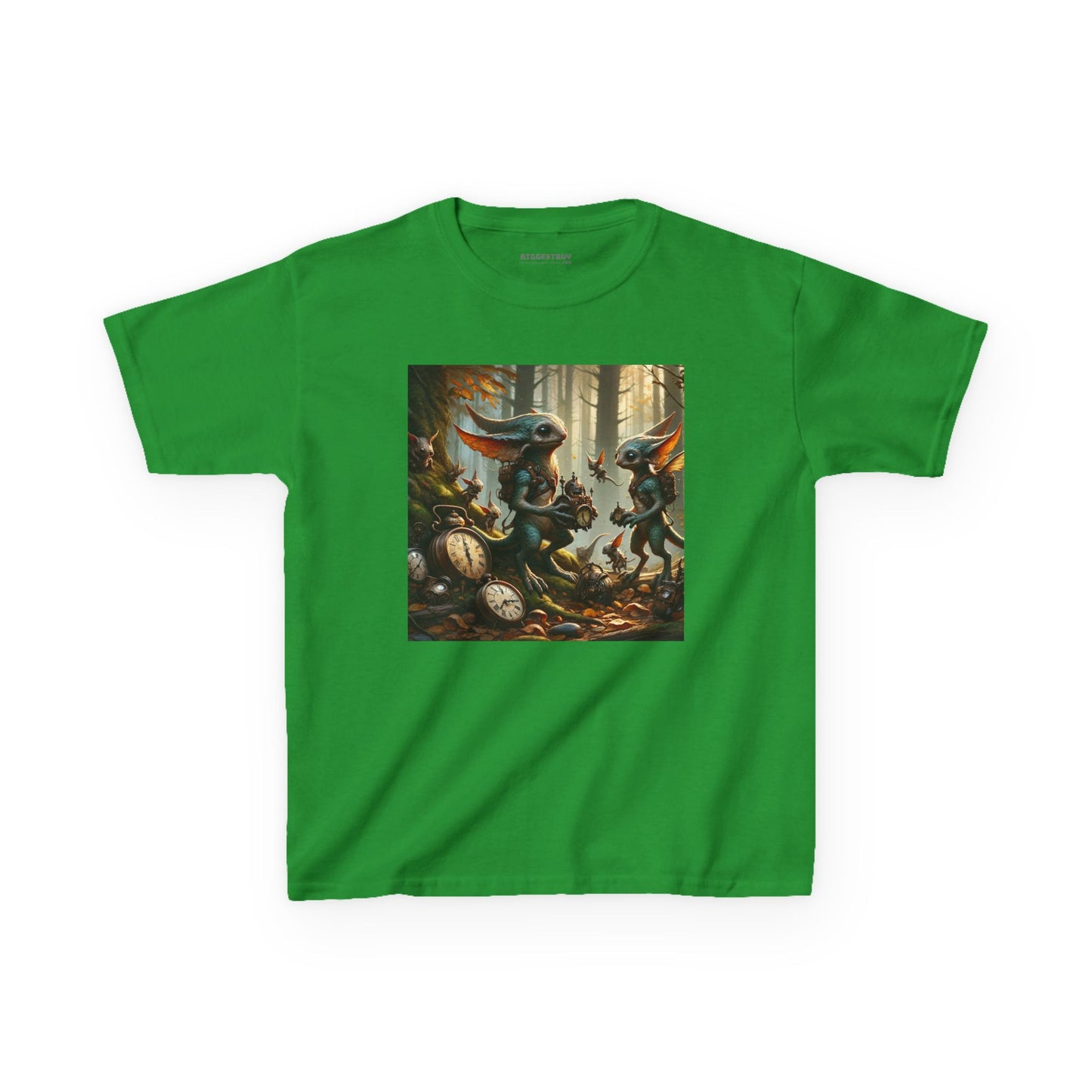T-Shirt | Koszulka dziecięca | Ciężka bawełna | Steampunk Fantasy | Leśne Pooka