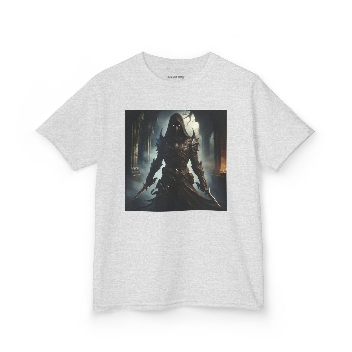 เสื้อยืด | เสื้อยืดเด็ก | ผ้าฝ้ายเนื้อหนา | จอมนักฆ่าเงามืด | นักล่าวิญญาณ