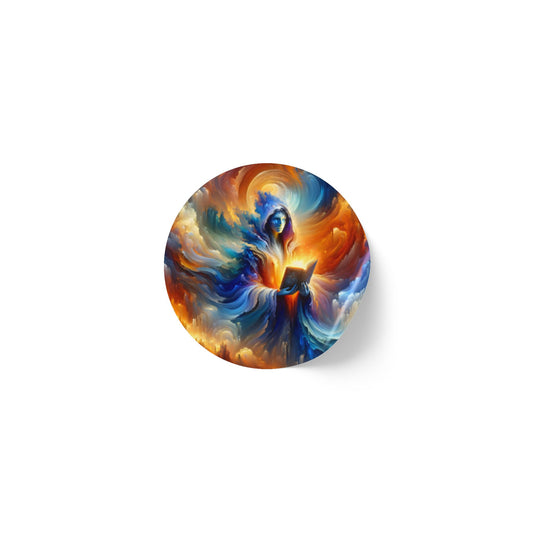 Sticker Label Roll | Round | Cosmic Fantasy | Arcane Magic | Spellcaster