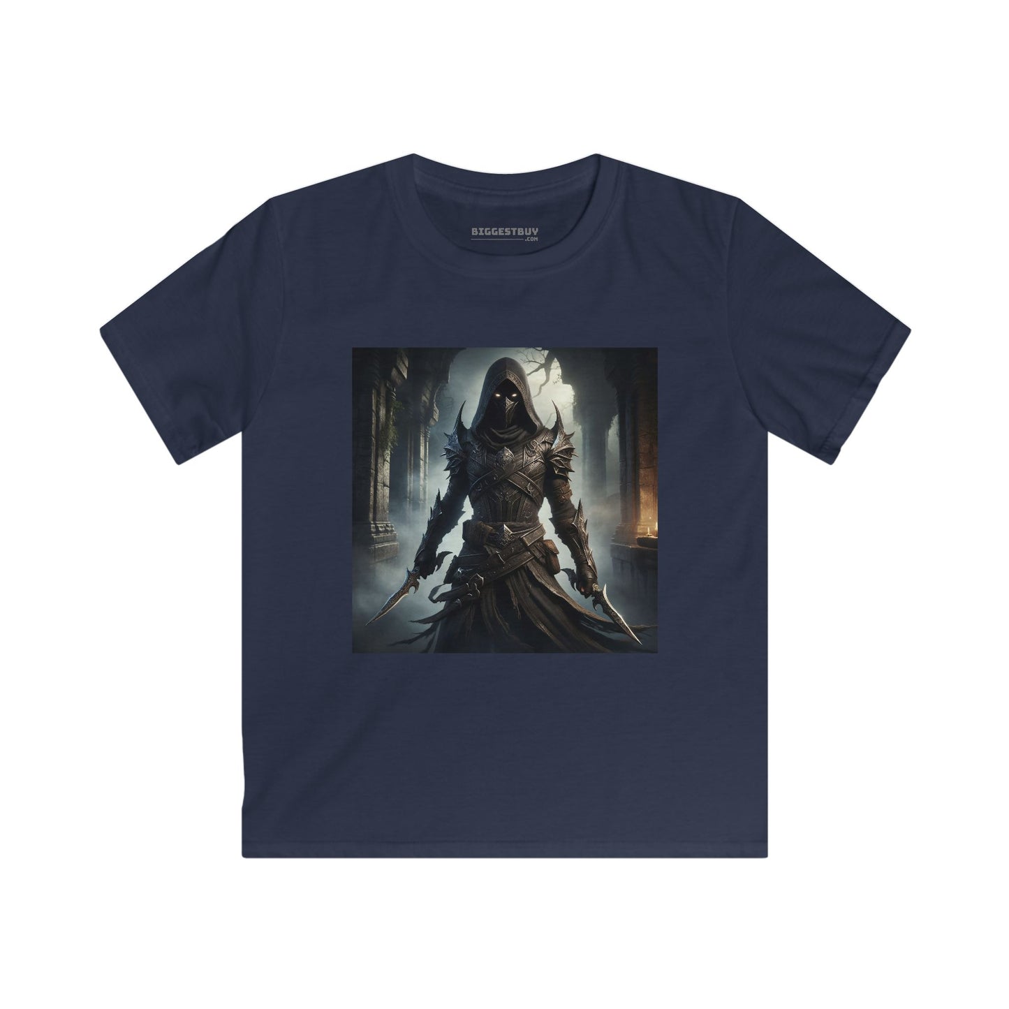 เสื้อยืด | เสื้อยืดเด็ก | ทรงนิ่ม | จอมนักฆ่าเงามืด | นักล่าวิญญาณ