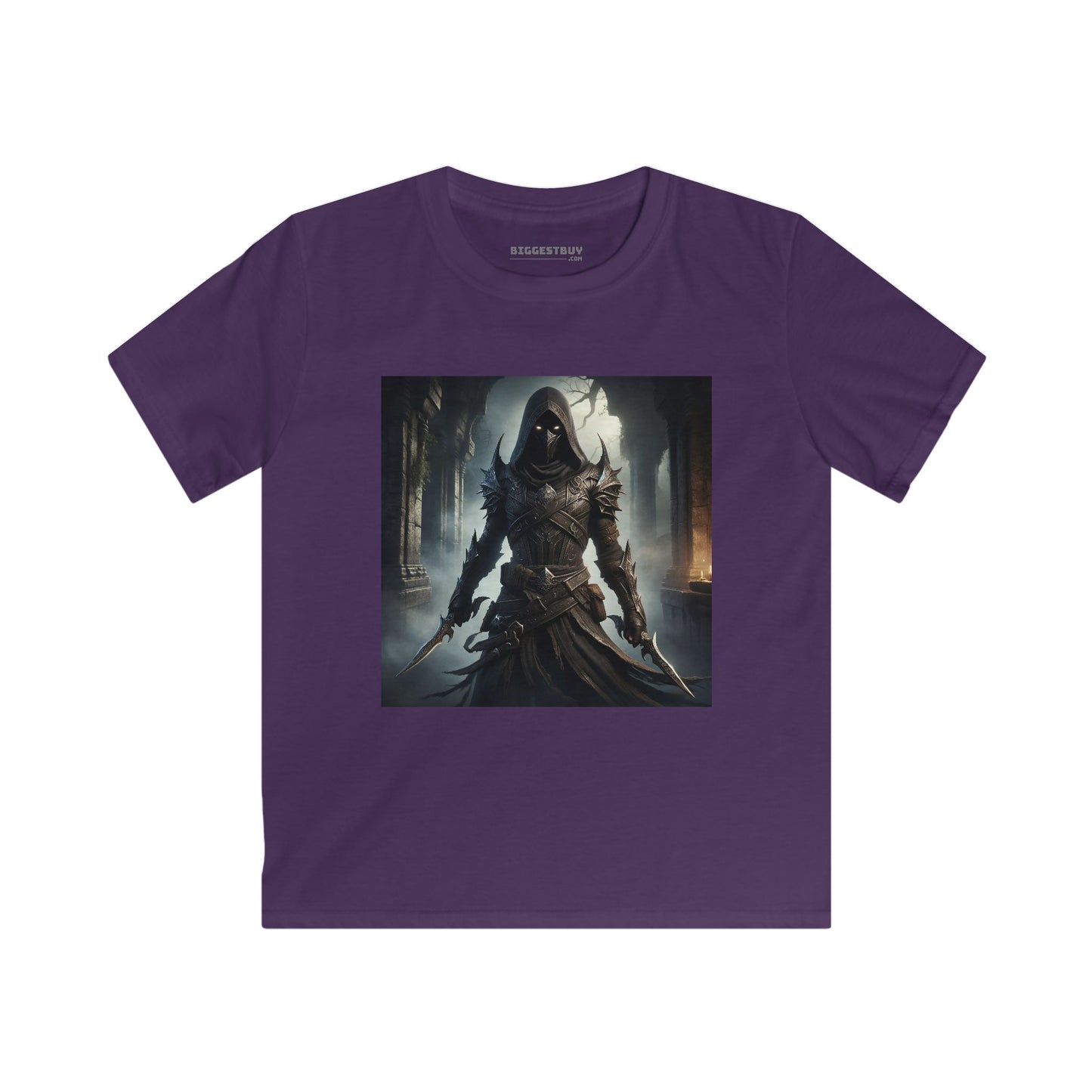 เสื้อยืด | เสื้อยืดเด็ก | ทรงนิ่ม | จอมนักฆ่าเงามืด | นักล่าวิญญาณ