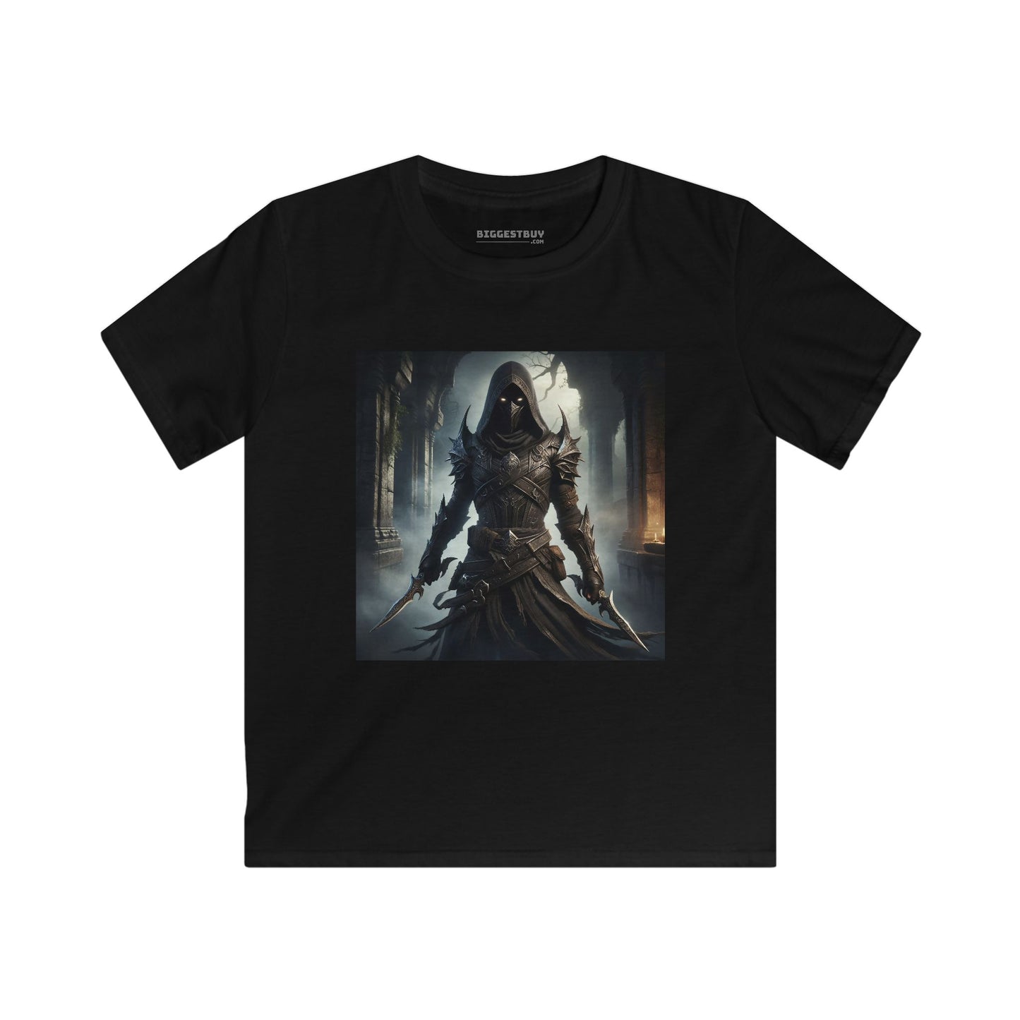 เสื้อยืด | เสื้อยืดเด็ก | ทรงนิ่ม | จอมนักฆ่าเงามืด | นักล่าวิญญาณ