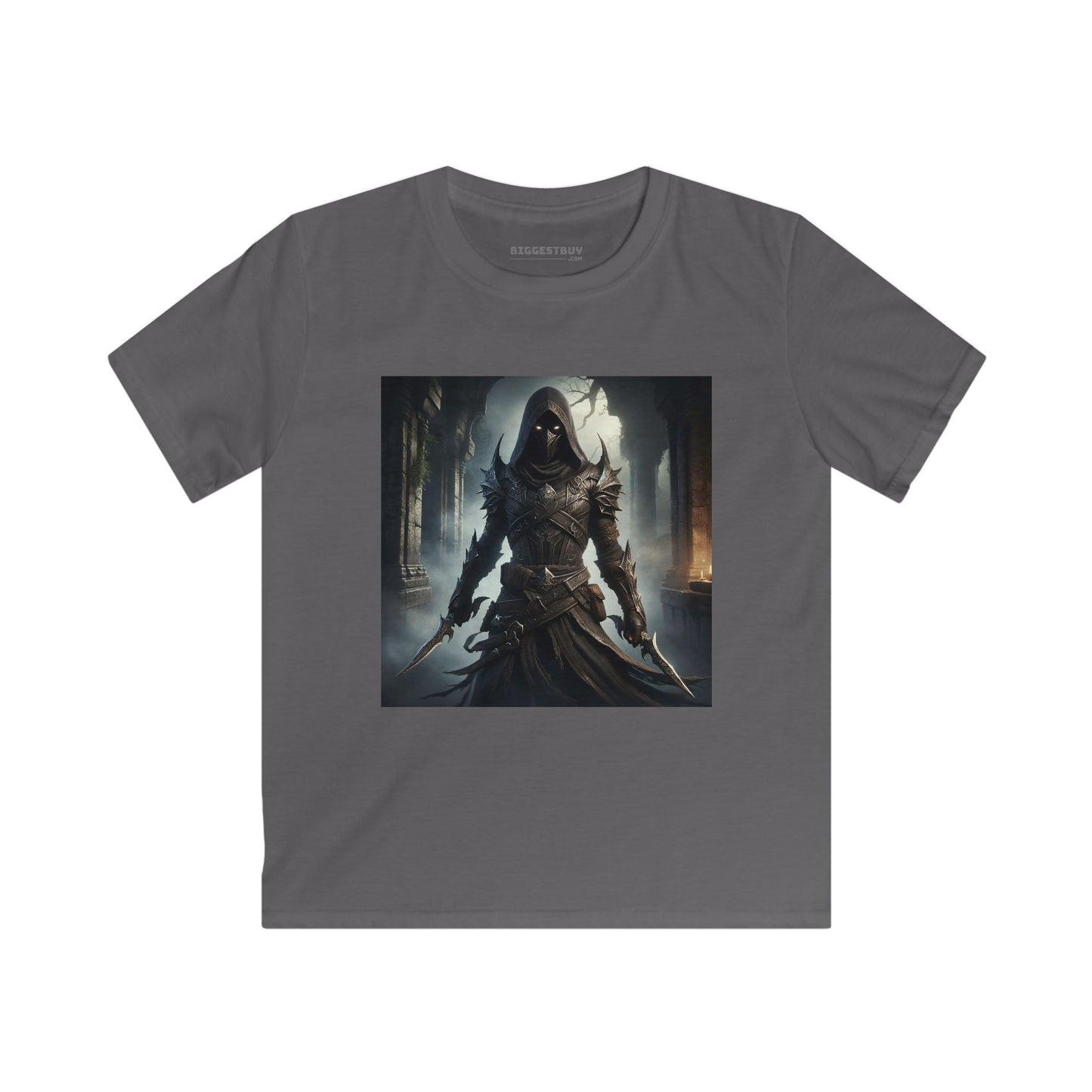 เสื้อยืด | เสื้อยืดเด็ก | ทรงนิ่ม | จอมนักฆ่าเงามืด | นักล่าวิญญาณ