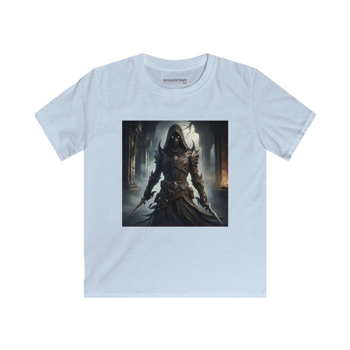 เสื้อยืด | เสื้อยืดเด็ก | ทรงนิ่ม | จอมนักฆ่าเงามืด | นักล่าวิญญาณ