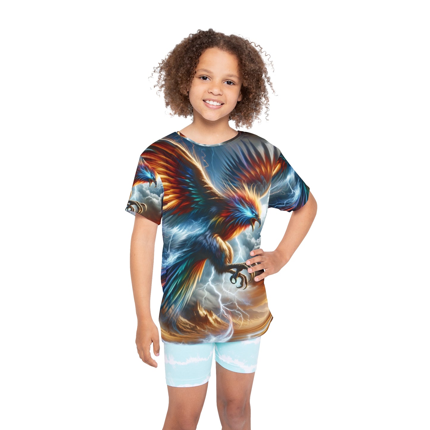 Koszulka sportowa | Dzieci | Legendarny Feniks | Ogień Odrodzenia