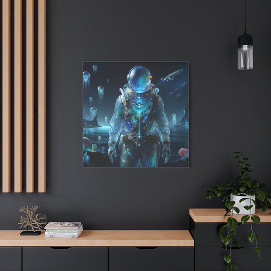 Leinwand | Matt | Weltraum-Biolumineszenz | Astronaut