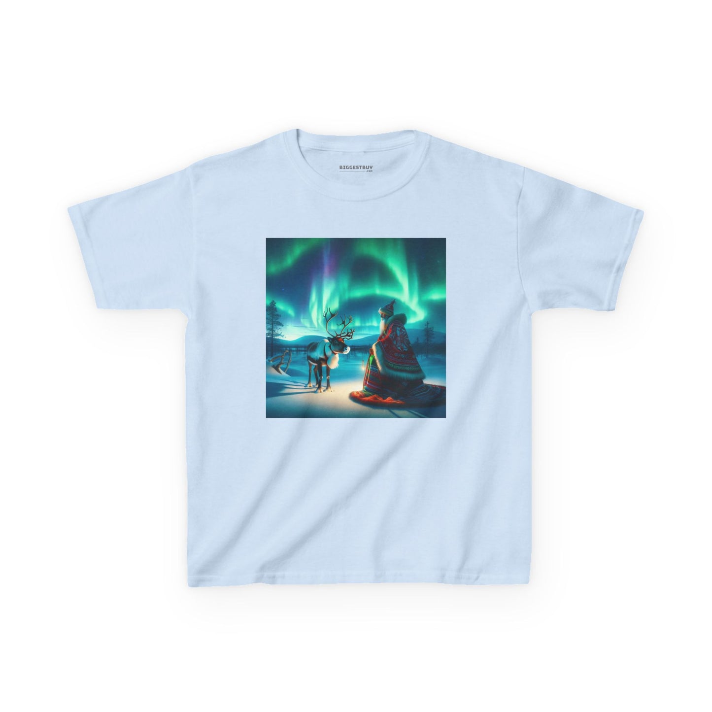 Camiseta | Camiseta Infantil | Algodão Pesado | Misticismo Nórdico | Xamã Sami