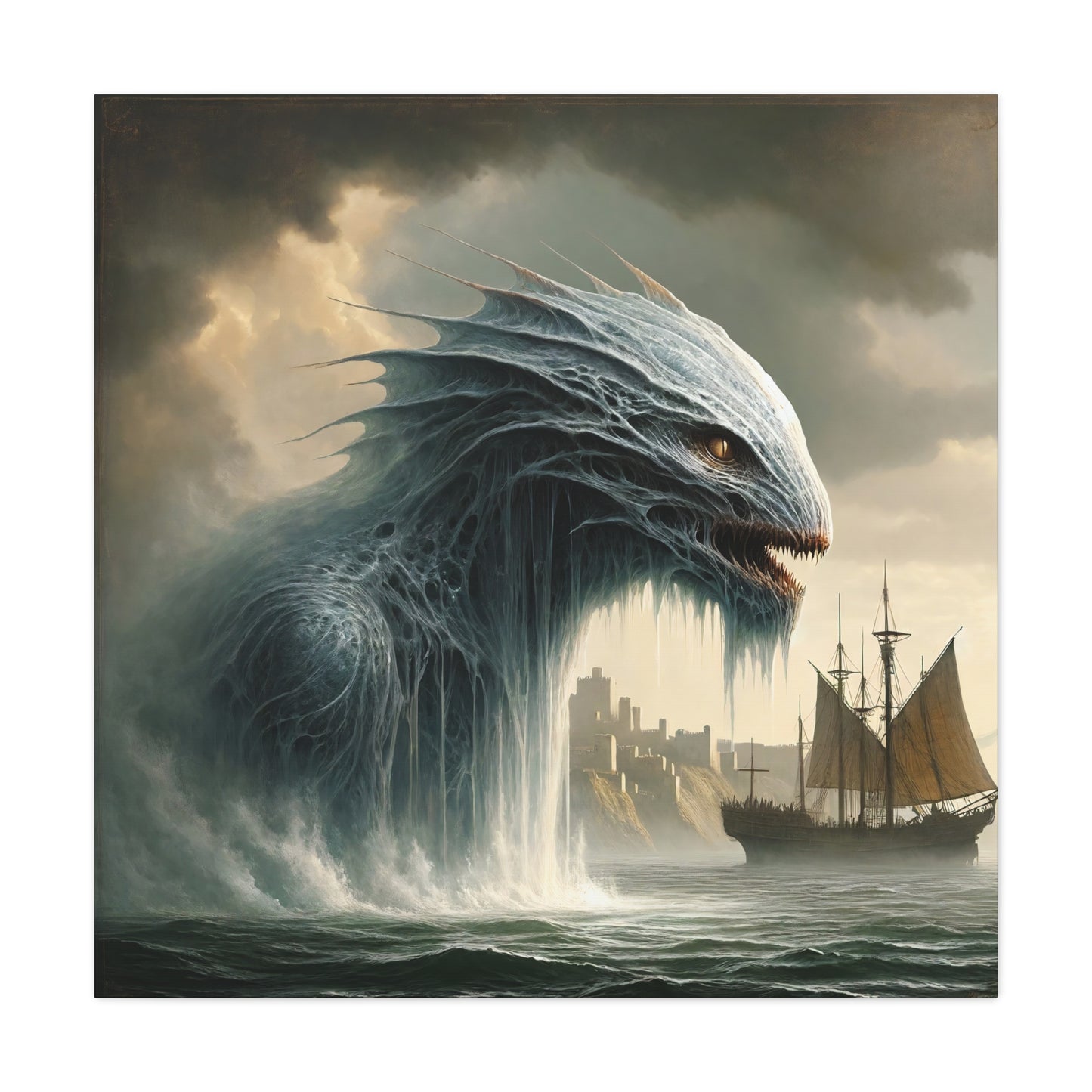 Tela | Opaca | Mitologia Nordica | Jörmungandr | Serpente Marino