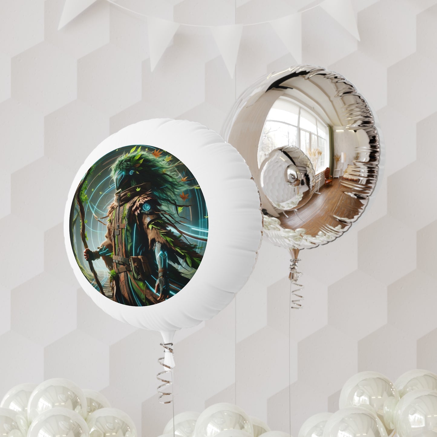 Palloncino | Elio | Mylar | Mitologia Slava | Leshy Tecno-Organico