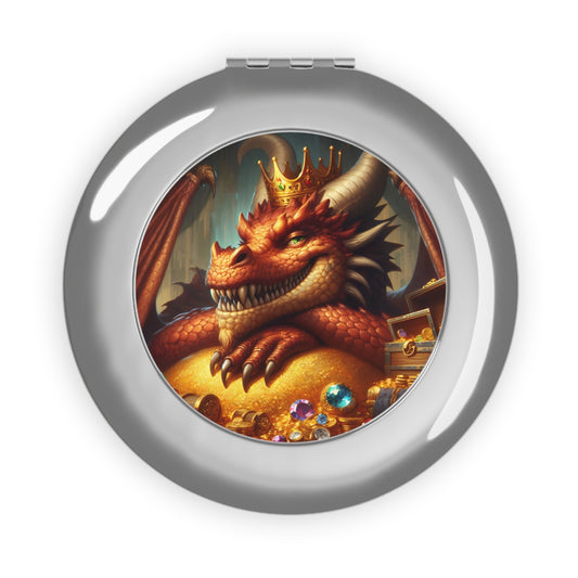 Miroir | Miroir de voyage | Compact | Mythologie nordique | Fafnir | Dragon