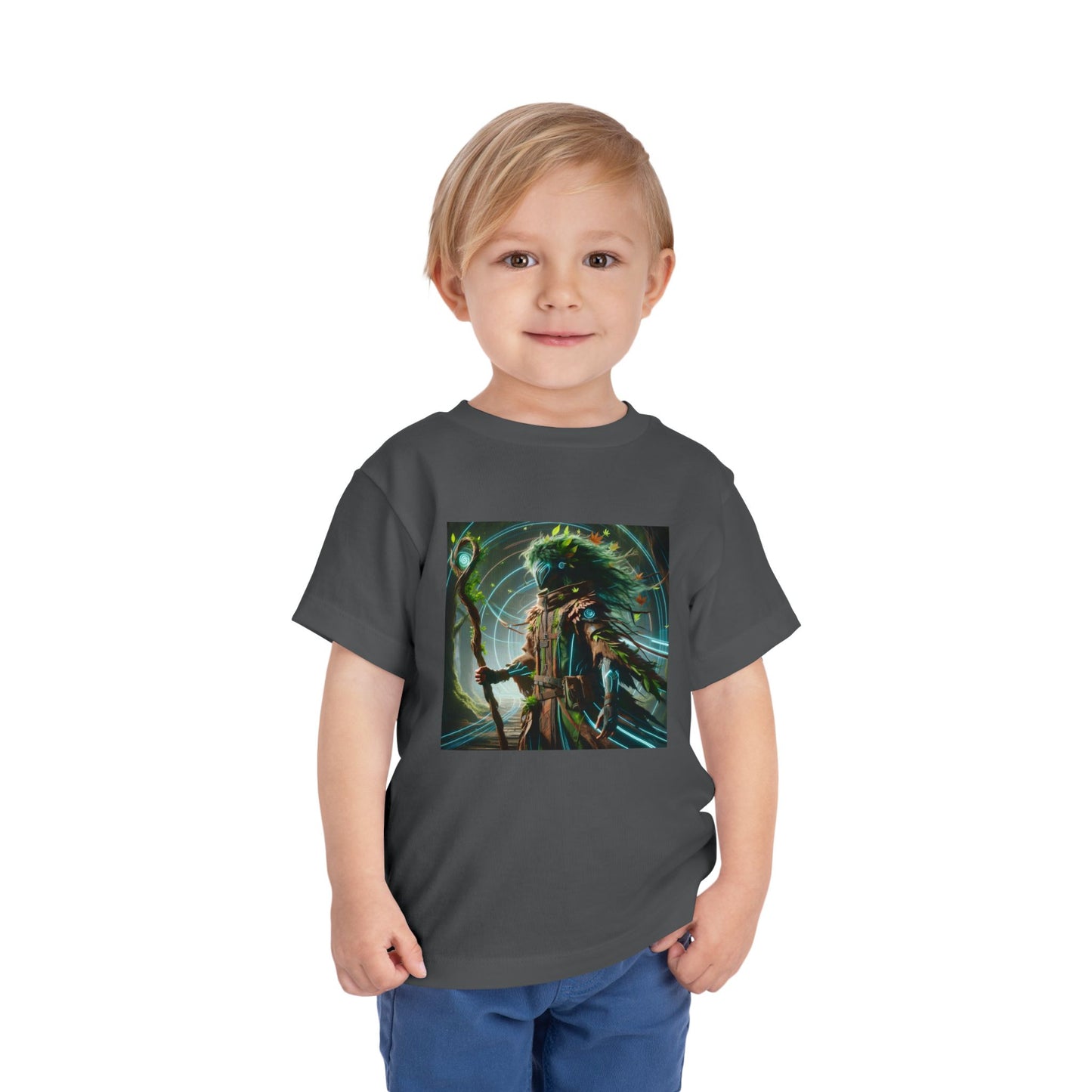 T-Shirt | Toddler Tee | Short Sleeve | Eco Fantasy | Forest Spirit Shaman