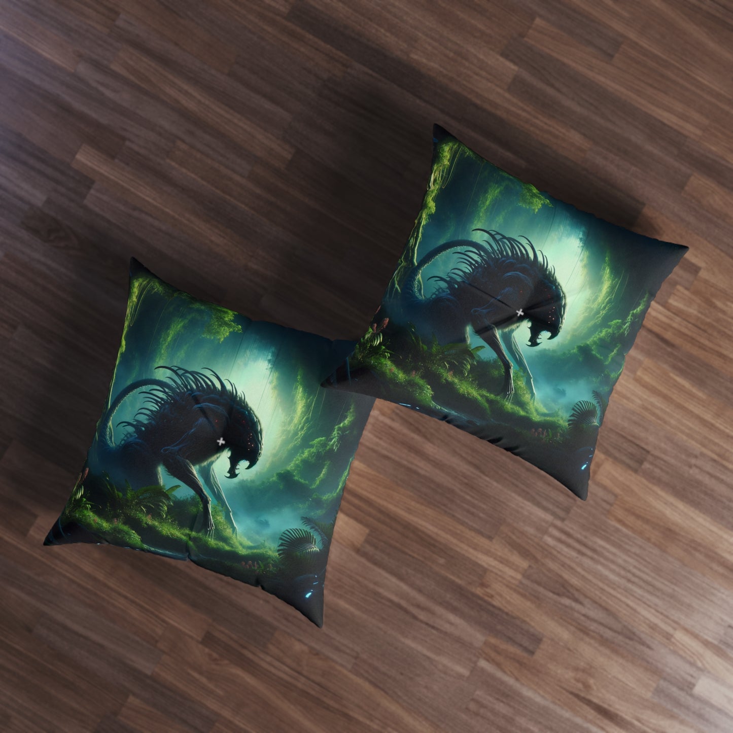 หมอน | หมอนอิงพื้น | มีปุ่ม | สี่เหลี่ยมจัตุรัส | ไซไฟเอเลี่ยน | สัตว์ประหลาดในป่าเรืองแสง