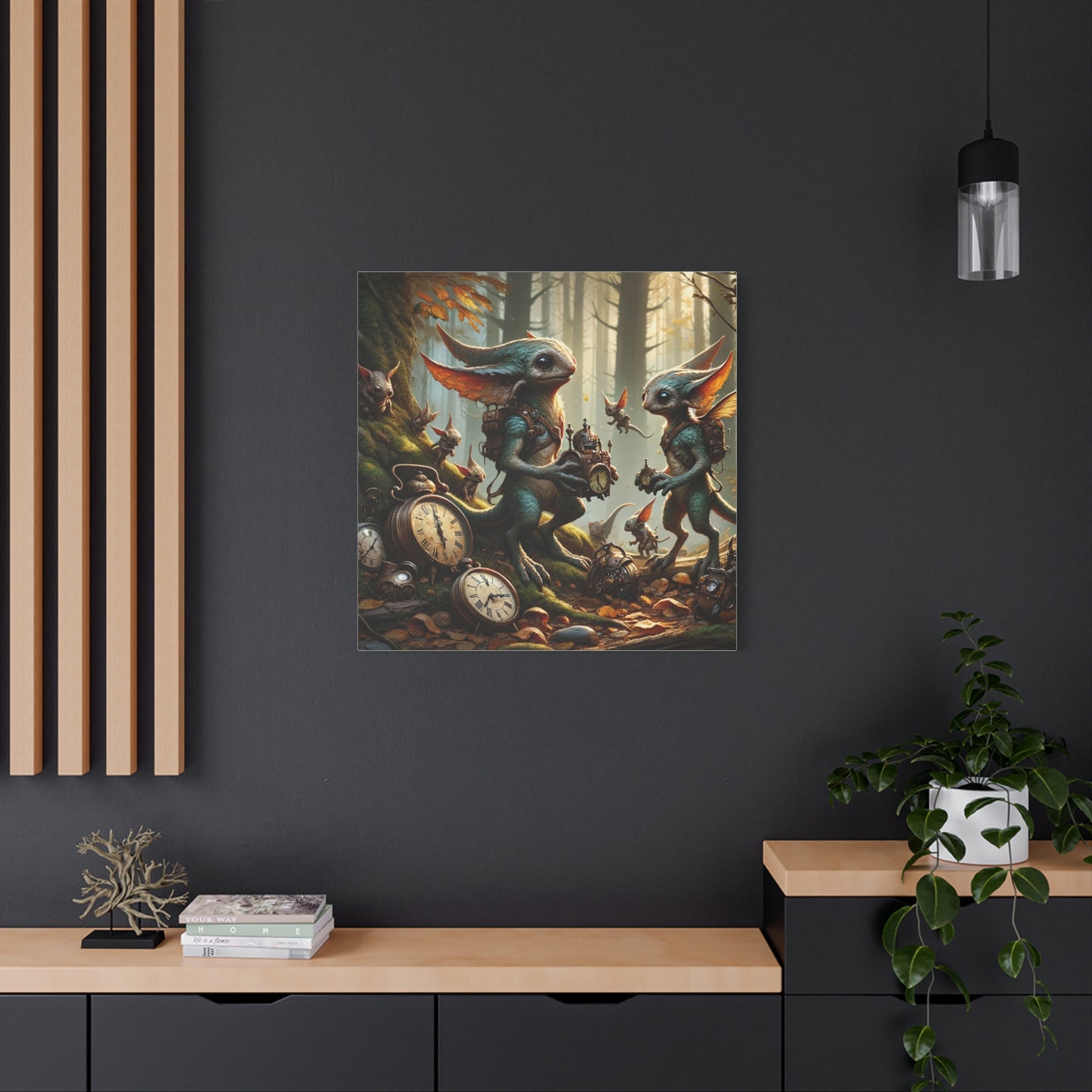 Canvas | Mat | Steampunk Feeën | Boswachters