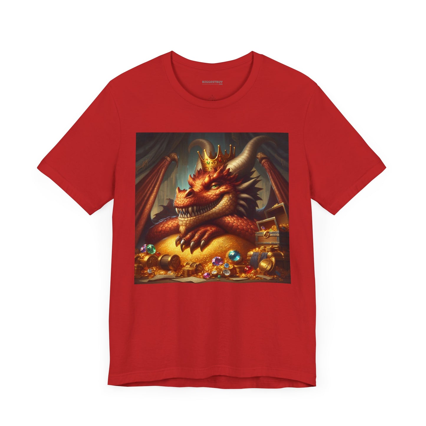 T-Shirt | Unisex | Koszulka dżersejowa | Krótki rękaw | Nordycka Mitologia | Fafnir | Smok