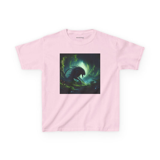 T-skjorte | Barne-T-skjorte | Kraftig bomull | Bioluminescent Sci-Fi | Predator
