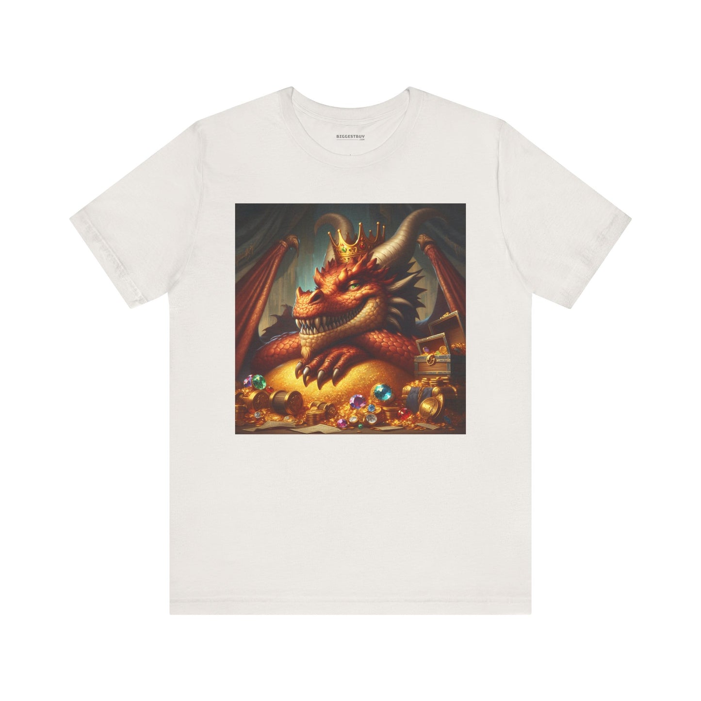 T-Shirt | Unisex | Koszulka dżersejowa | Krótki rękaw | Nordycka Mitologia | Fafnir | Smok