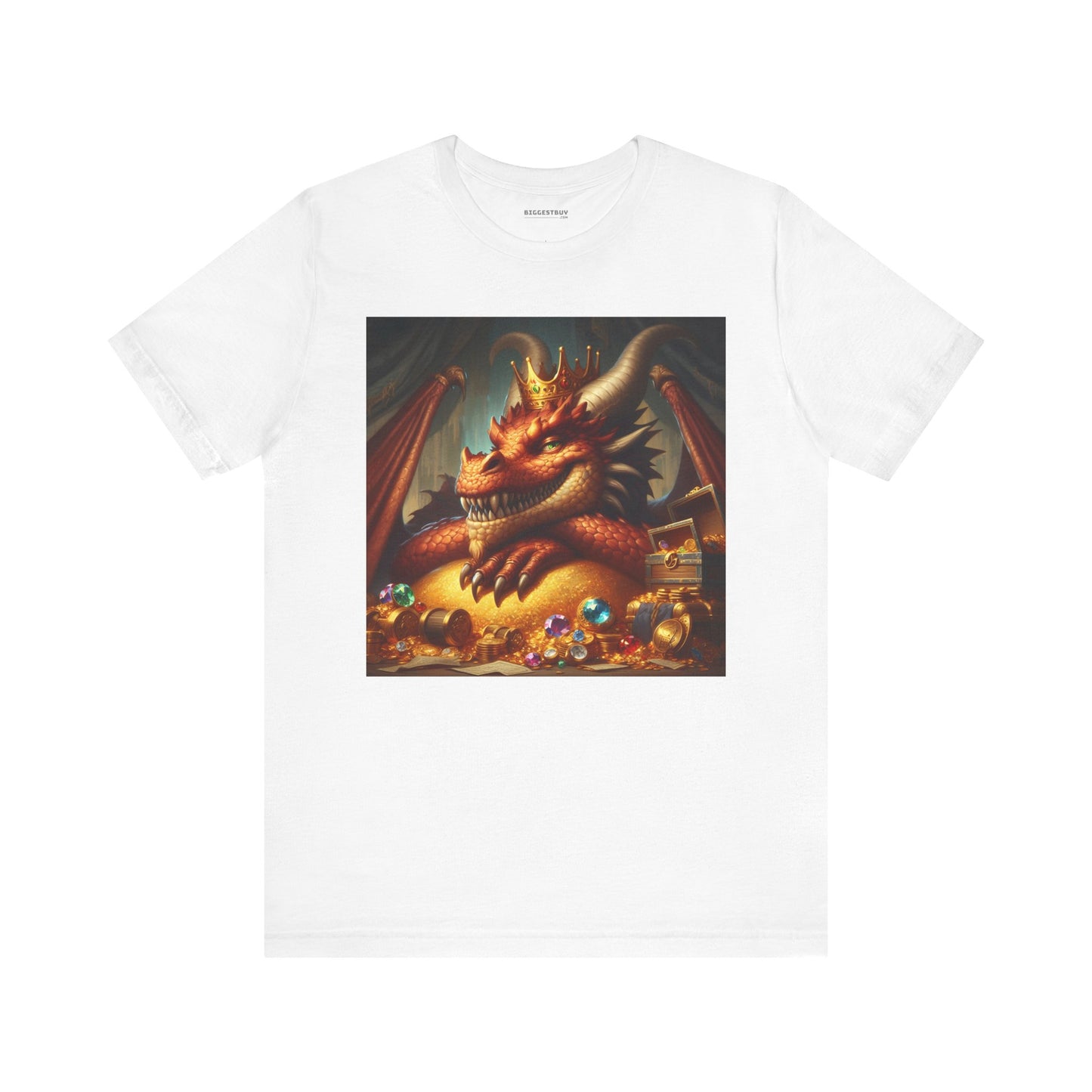 T-Shirt | Unisex | Koszulka dżersejowa | Krótki rękaw | Nordycka Mitologia | Fafnir | Smok