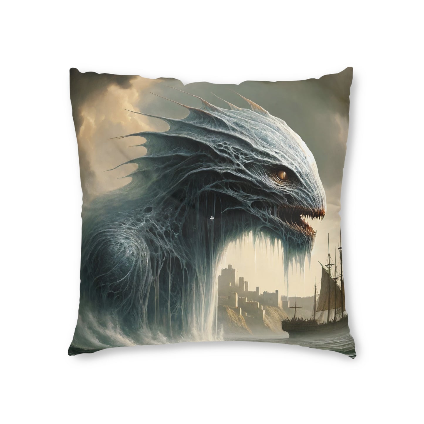 Cuscino | Cuscino da pavimento | Trapuntato | Quadrato | Mitologia Nordica | Jörmungandr | Serpente Marino