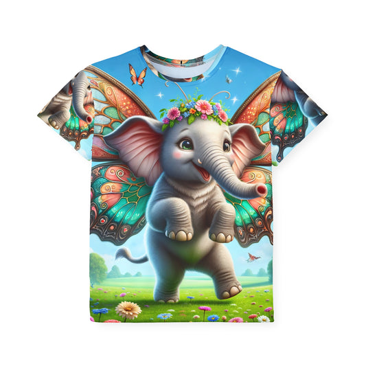 Jersey Olahraga | Anak-anak | Fantasi Mitologi | Gajah Kupu-kupu