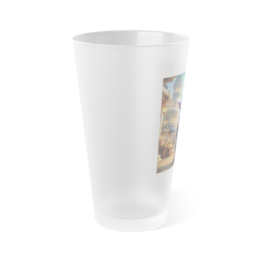Vaso | Vaso de pinta | Esmerilado | Fantasía Arcana | Gnomo Cronómago | Mágico