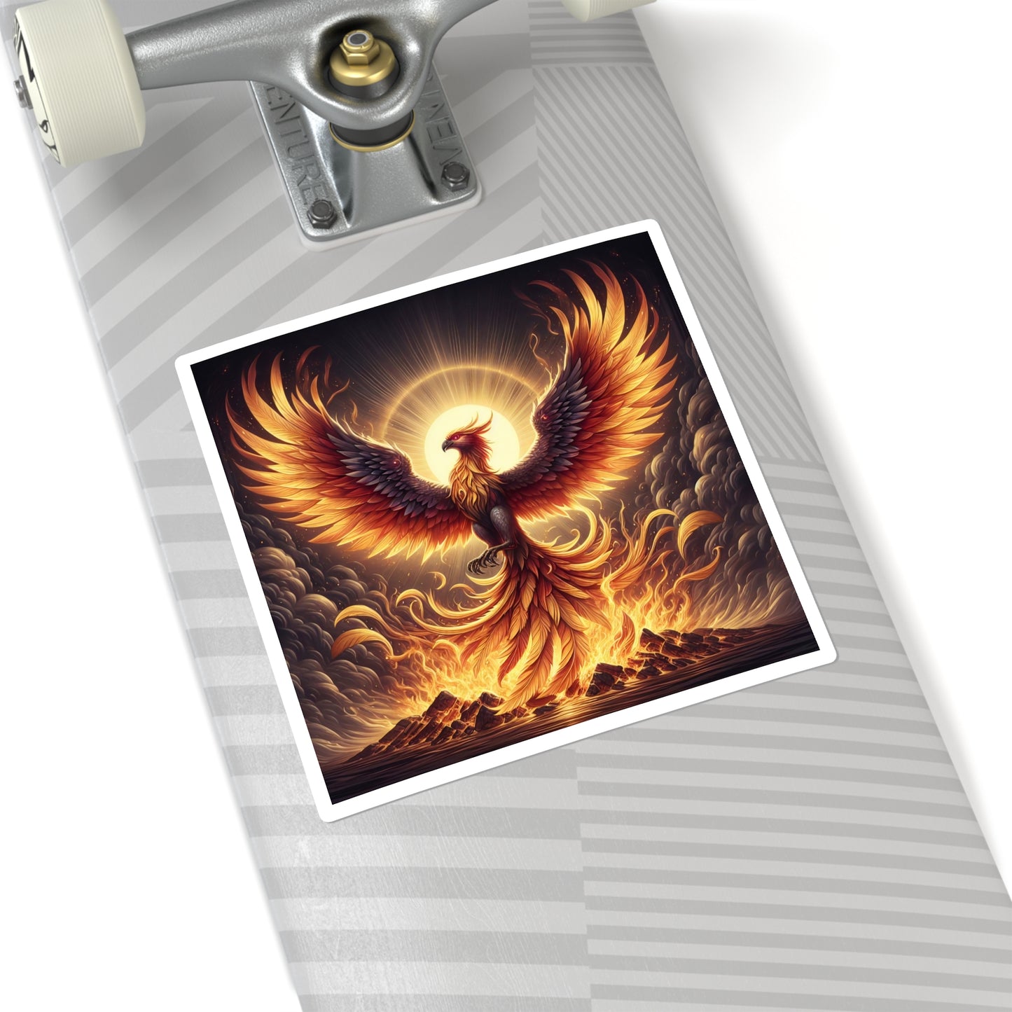 سٹیکر | مربع | عنقا اساطیری | آتشی افسانہ | فینکس