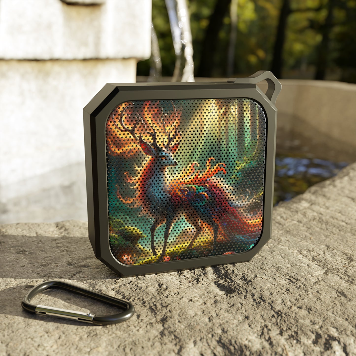 Głośnik | Bluetooth | Mistyczna fantazja | Ognisty jeleń
