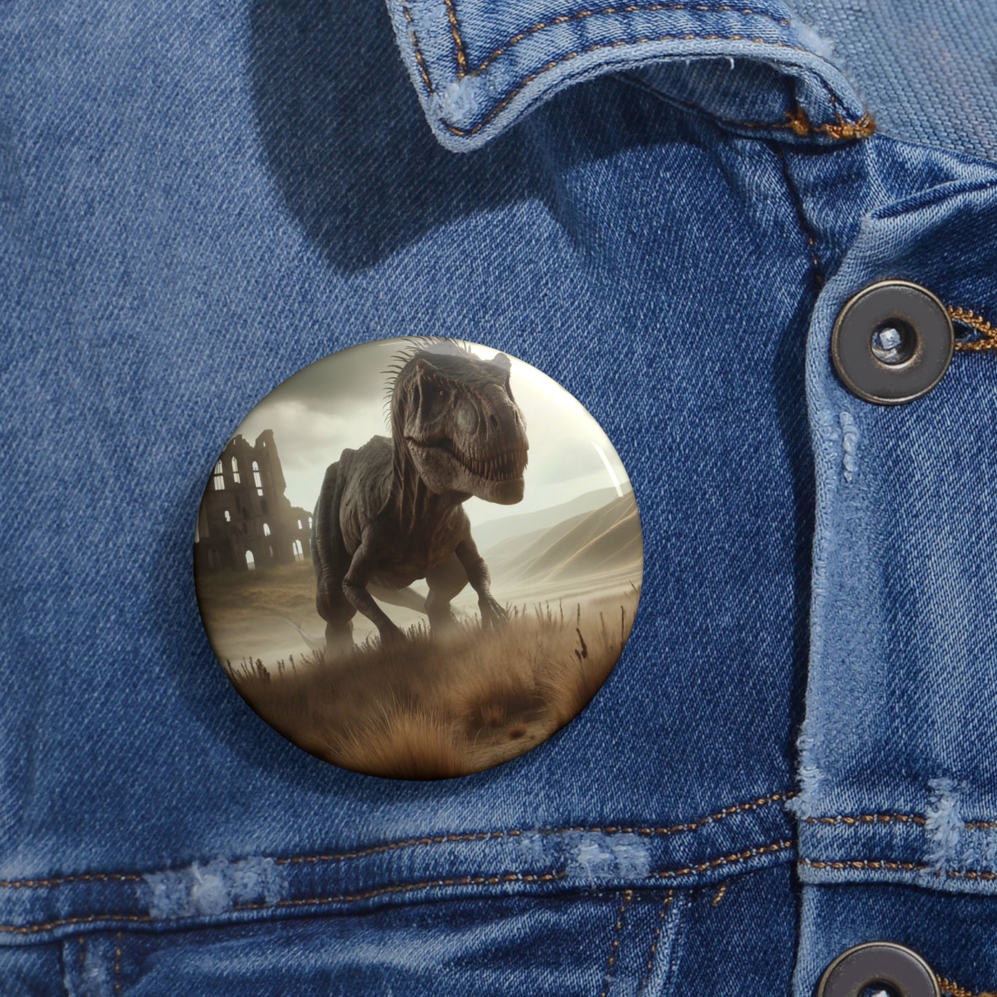 Spilla | Spilla da balia | Con spilla sul retro | Paleofinzione | Dinosauri Preistorici | T-Rex
