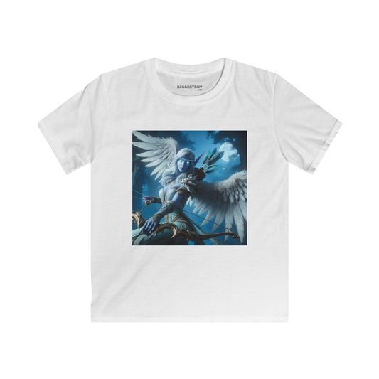 ٹی شرٹ | بچوں کی ٹی | سافٹ اسٹائل | آسمانی فرشتہ تیرانداز | فرشتہ جنگجو