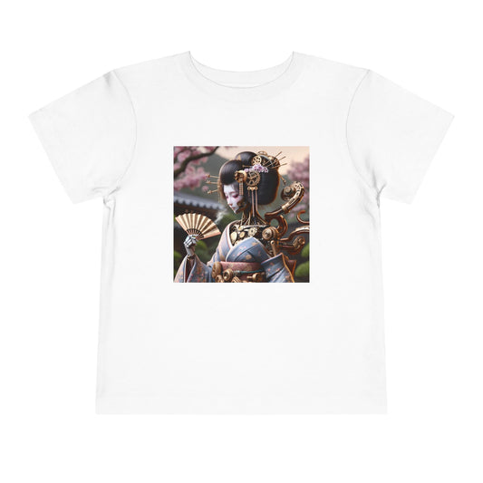 T-Shirt | Kleinkinder-T-Shirt | Kurzarm | Steampunk | Cyberpunk | Geisha