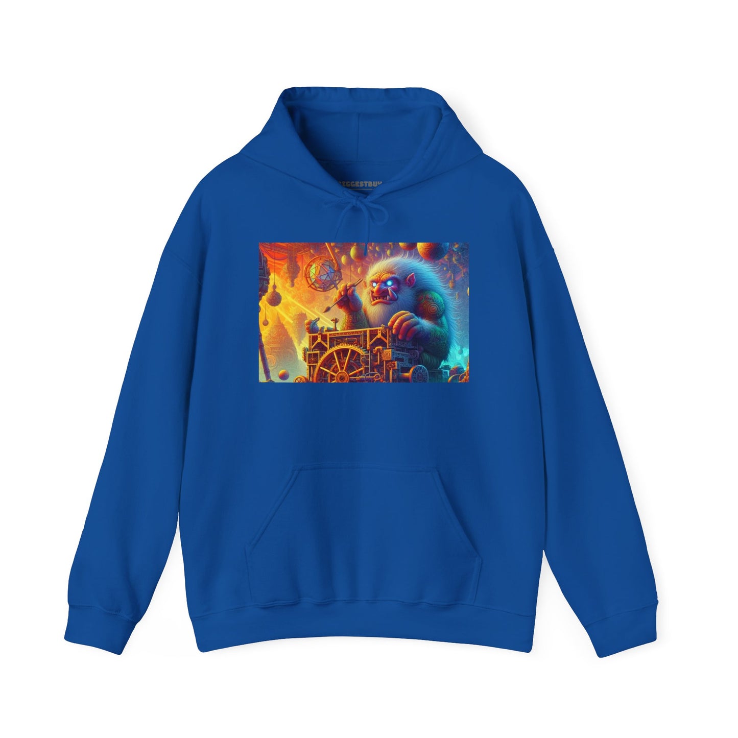 Bluza z kapturem | Unisex | Bluza dresowa z kapturem | Gruba mieszanka | Mitologia Arktyczna | Mechanik Lodu