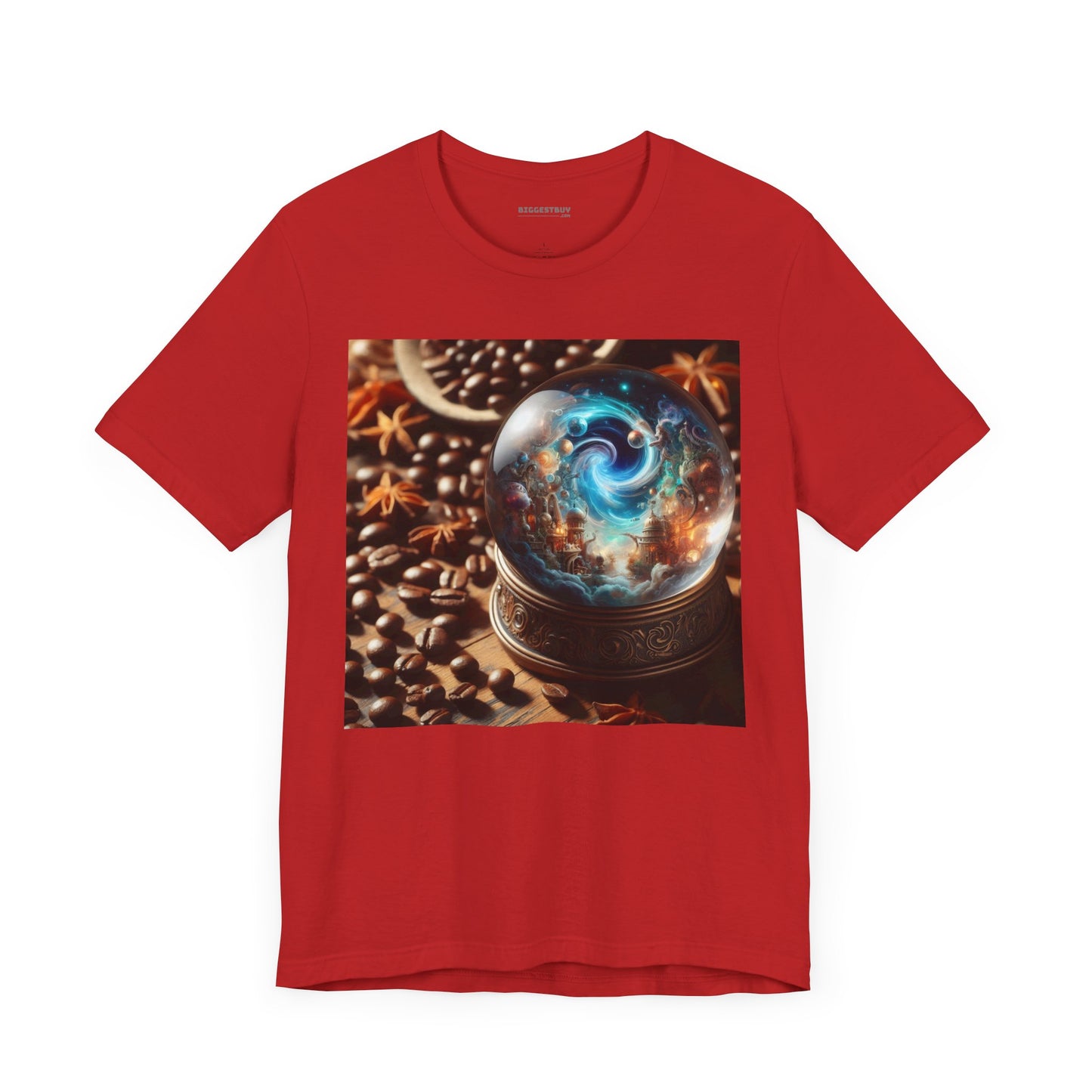 T-shirt | Unisex | Maglietta in jersey | Manica corta | Cosmologia Nordica | Globo Magico