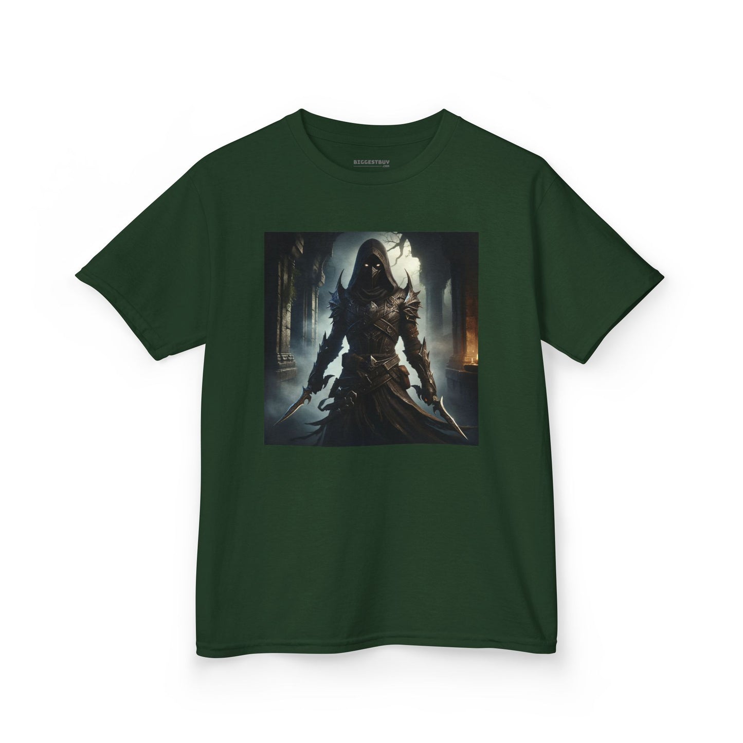เสื้อยืด | เสื้อยืดเด็ก | ผ้าฝ้ายเนื้อหนา | จอมนักฆ่าเงามืด | นักล่าวิญญาณ