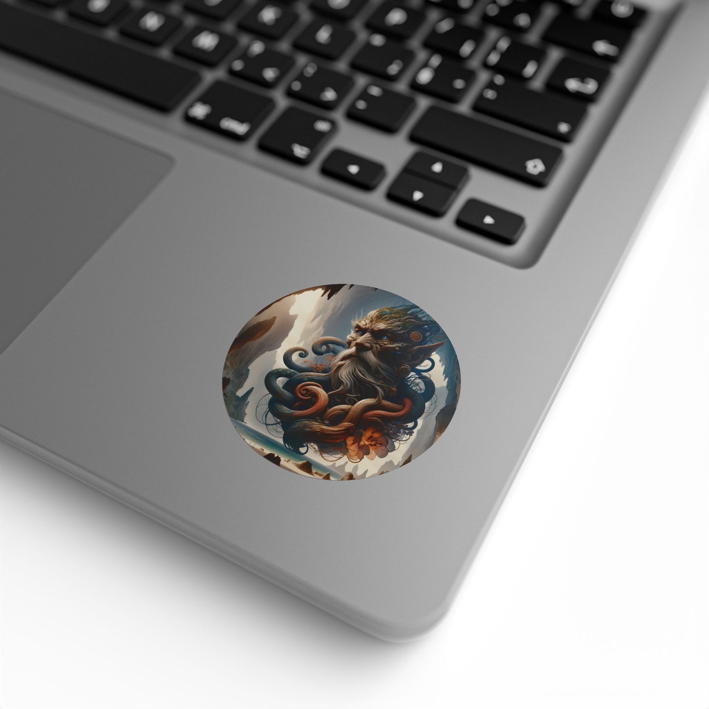 سٹیکر لیبل رول | گول | سمندری افسانہ | عمیق سمندری دیوتا