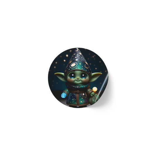 Klisteretikettrulle | Rund | Magisk Fantasy | Alvfigurin | Samlare