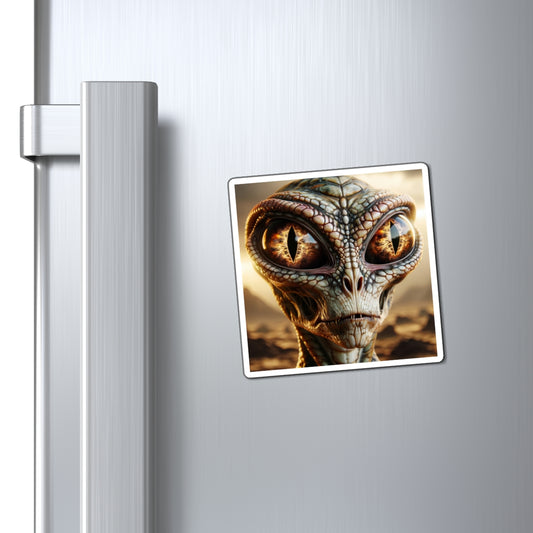 Magnete | Vinile | Alieno Rettiloide | Fantascienza | Extraterrestre