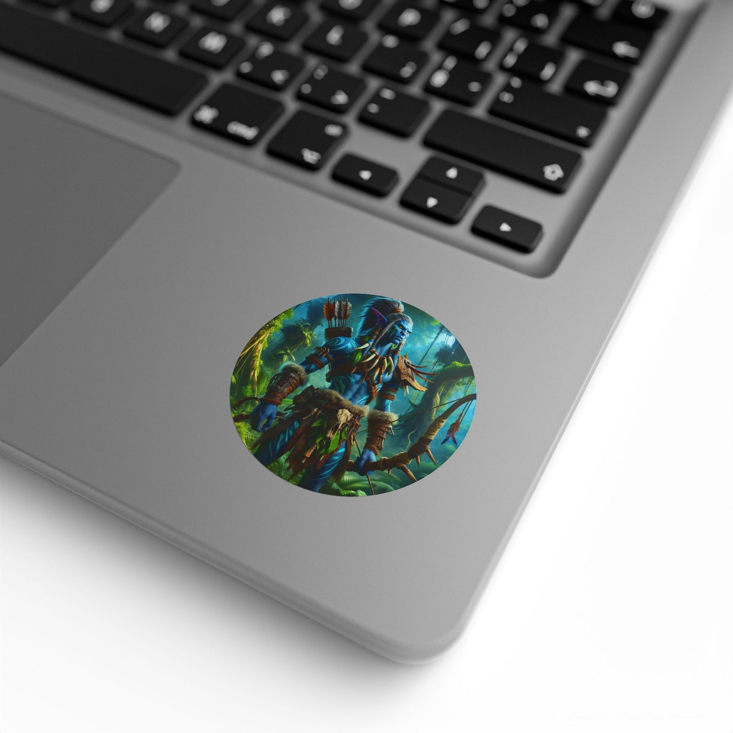 سٹیکر لیبل رول | گول | خیالی جنگلی دنیا | سبز جنگلی جنگجو