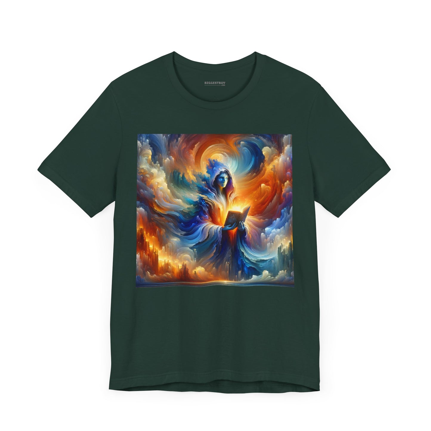 Tシャツ | ユニセックス | ジャージーTシャツ | 半袖 | 魔術幻想 | 宇宙エネルギー | 魔道士