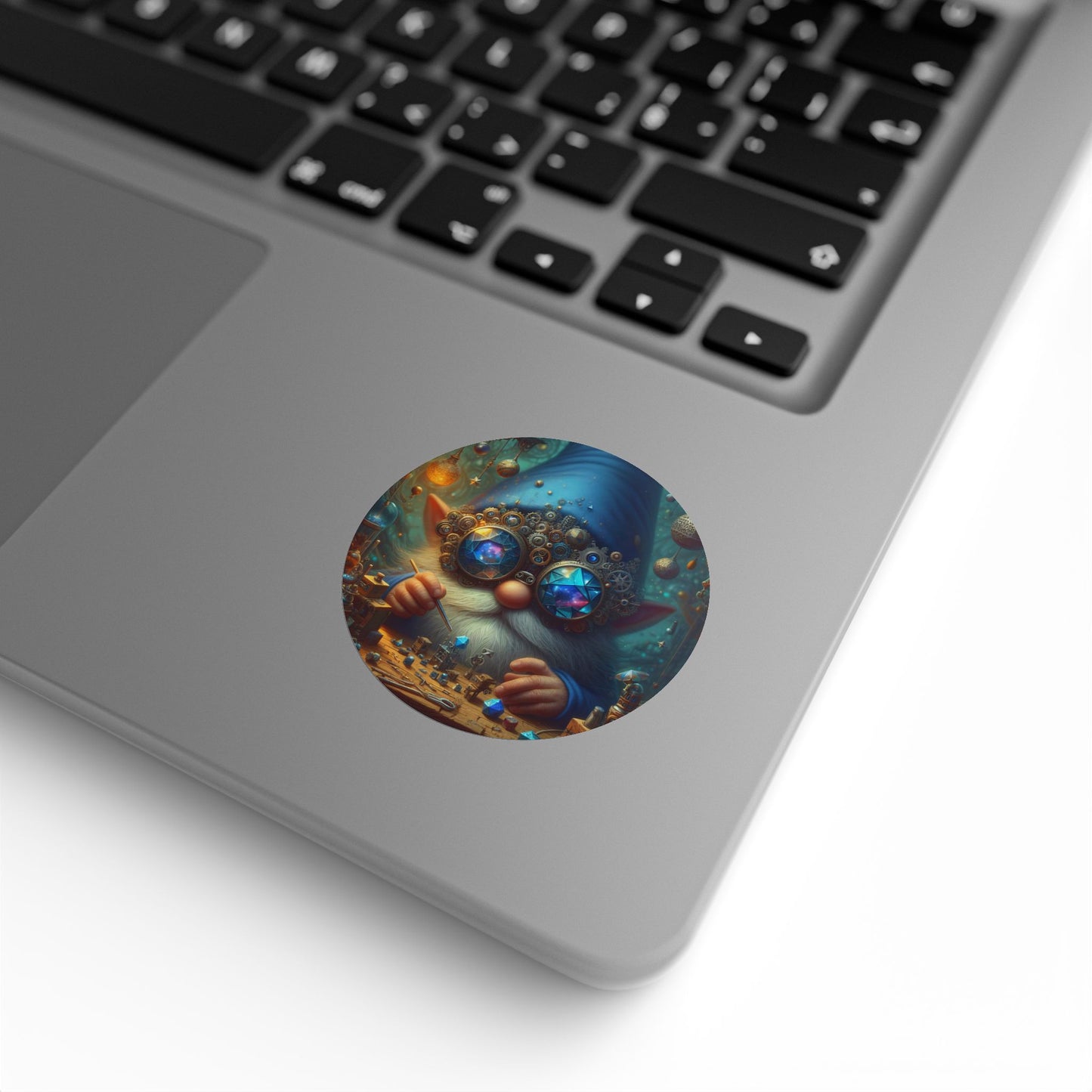 Rolka etykiet samoprzylepnych | Okrągły | Folklor nordycki | Gnom alchemik