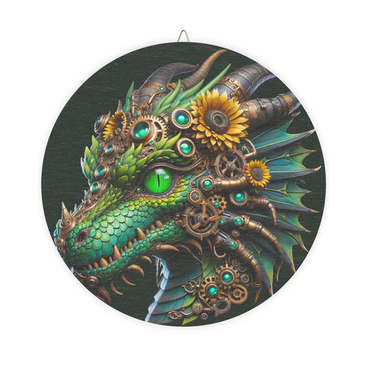 Sign | Wooden | Steampunk Fantasy | Dragon Head