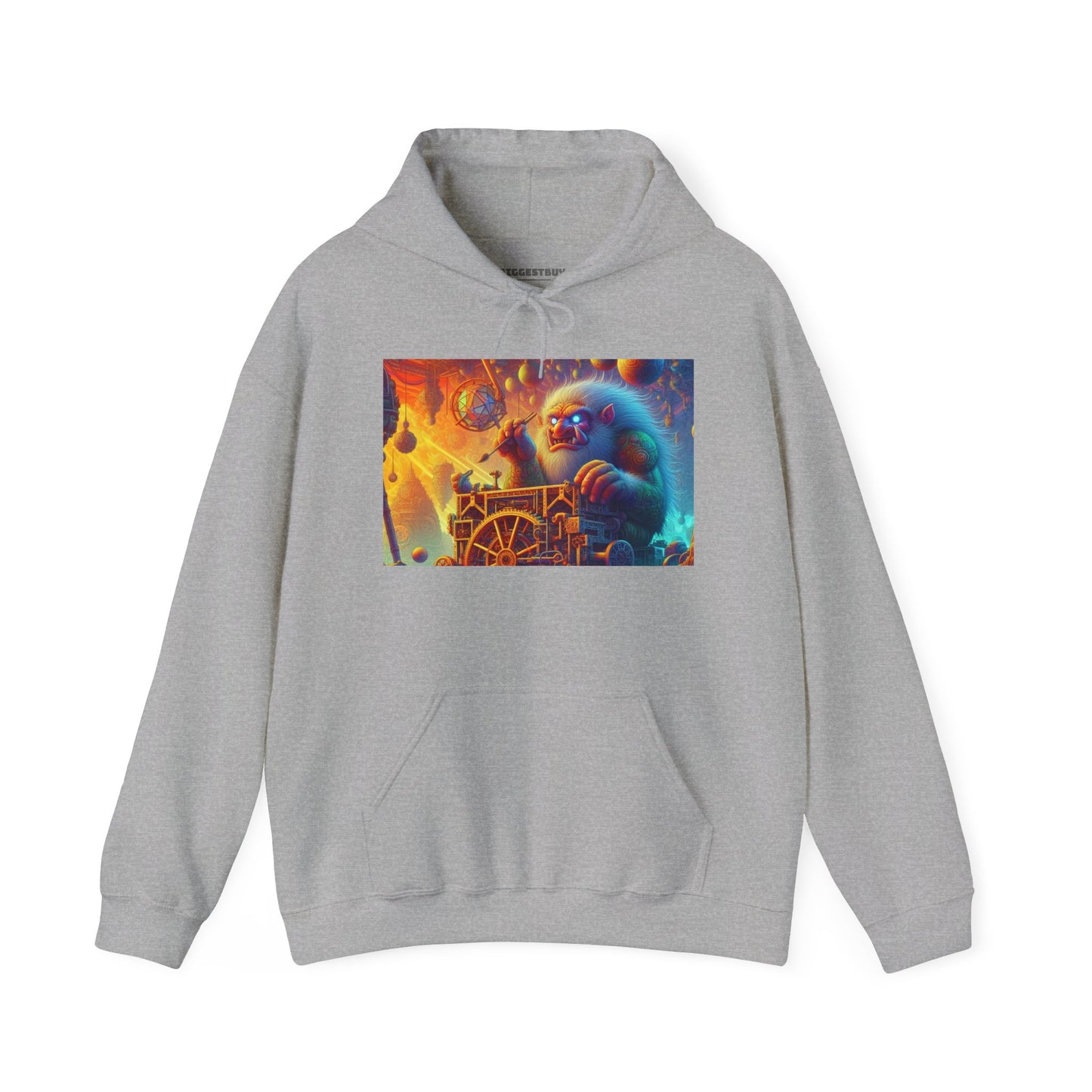Bluza z kapturem | Unisex | Bluza dresowa z kapturem | Gruba mieszanka | Mitologia Arktyczna | Mechanik Lodu