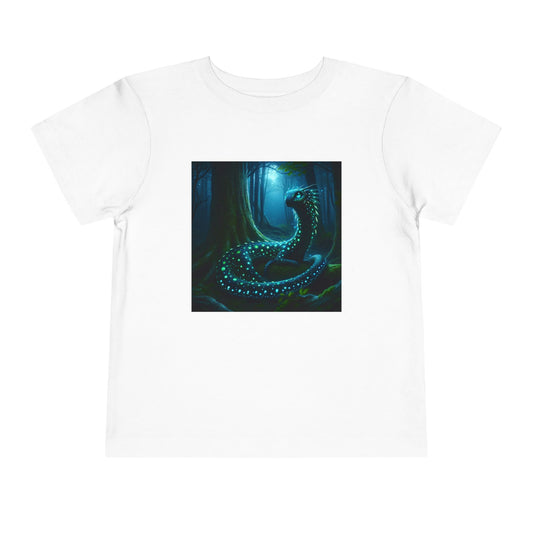 เสื้อยืด | เสื้อยืดเด็กเล็ก | แขนสั้น | แฟนตาซีป่าต้องมนตร์ | มังกรแห่งแสงชีวภาพ